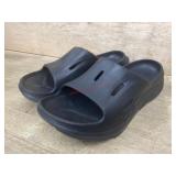 Hoka Black Slip-On Sandals, Size 10M