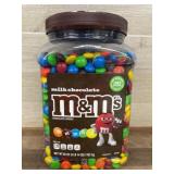 M&Mï¿½s Milk Chocolate Candy Jar