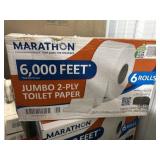 6 rolls marathon toilet paper