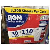 30 rolls pom paper towels