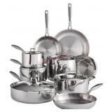 Tramontina 14-Piece Tri-Ply Cookware Set