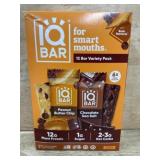 IQ Bar Variety Pack of 12 Protein Bars
