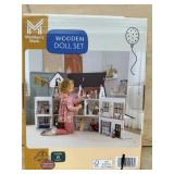 Wooden Doll Set With Accessories