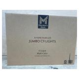 8-Function LED Jumbo C9 Lights, Multi-Color