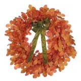 30-Inch Birch Leaf Wreath with Bow