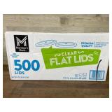 Clear Flat Lids for 12 to 20 Oz Cups