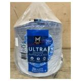 Pack of 204 Ultra Dinner Paper Plates