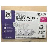 Fragrance-Free Premium Baby Wipes, 1152 Count