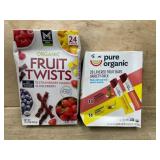 Organic Fruit Twists and Fruit Bars Assortment