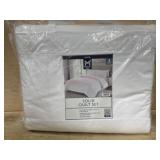 King Solid Quilt Set, 3-Piece