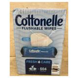 Cottonelle Flushable Wipes Pack, 504 Total Wipes