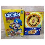 Crunch Berries and Honey Bunches of Oats Cereal