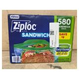 Ziploc Sandwich Bags, Pack of 580