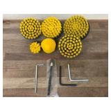 Drill Brush Cleaning Attachment Set