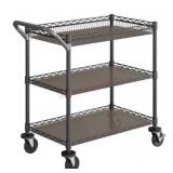 3-Tier Heavy-Duty Utility Cart, 34ï¿½ï¿½ x 18ï¿½ï¿½ x 34.5