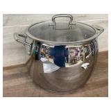Stainless Steel Stock Pot with Glass Lid