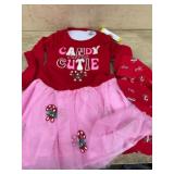 Girls Size 6 Christmas Outfit