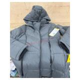 Ladies Medium Gray DKNY Puffer Coat