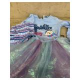 Girls 5 dress dress with leggings