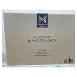 Multi-Color Jumbo C9 LED Lights Set