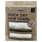 Quick Dry Hair Towel by Night