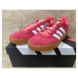 Adidas VL Court 3.0 Sneakers, Red, Size 8.5