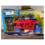Hot Wheels Monster Trucks Hauler Bundle