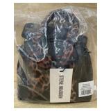 Steve Madden Black and Leopard Print Purse
