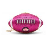 Betsey Johnson Rhinestone Football Bag