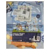 Bluey-Themed Pillow and Throw Set