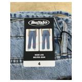Buffalo Jeans Wide Leg Belted Jeans, Size 4
