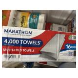 Marathon 4,000 towels multi fold towels