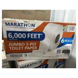6 rolls marathon toilet paper