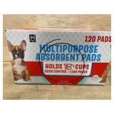Multipurpose Absorbent Pads, 120-Count