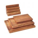 4-Piece Acacia Wood Cutting Board Set
