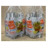 Pack of Clear Plastic Cups, 344 Count