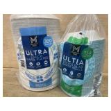 Ultra Paper Plates and Bowls Set