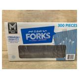 300 Clear Plastic Forks