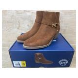 Womenï¿½s Chestnut Ankle Boots, Size 8