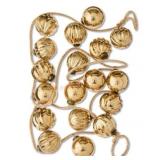 My Texas Home Gold Mercury Glass Ornament Garland