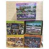 5- Puzzles 1000 count pieces