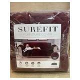 Burgandy sofa cover