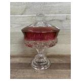 Kings Crown compote with lid