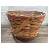 1989 Longaberger Quilting basket with protector