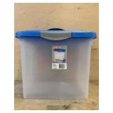 Clear file tote