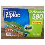 Ziploc Sandwich Bags, 580-Count