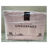 Package of 25 XL Underpads, 30ï¿½36 Inches
