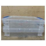 Damaged Stackable Plastic Organizer