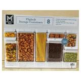 Fliplock Storage Containers, Set of 8