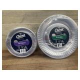 Chinet Crystal Plate Set ï¿½ Dinner and Dessert